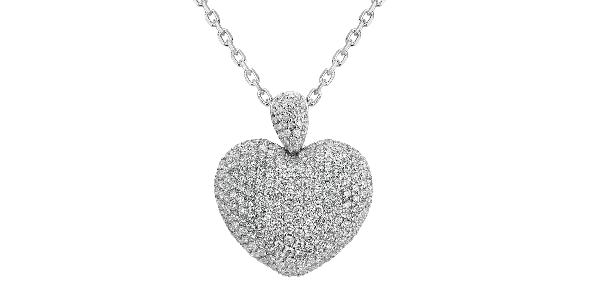 Přívěsek s diamanty Heart Brilliance