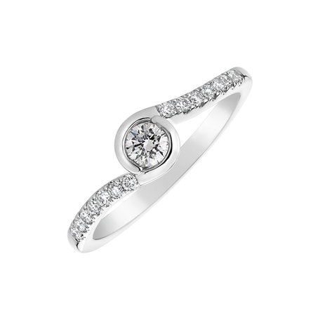 Prsten s diamanty Love Twist