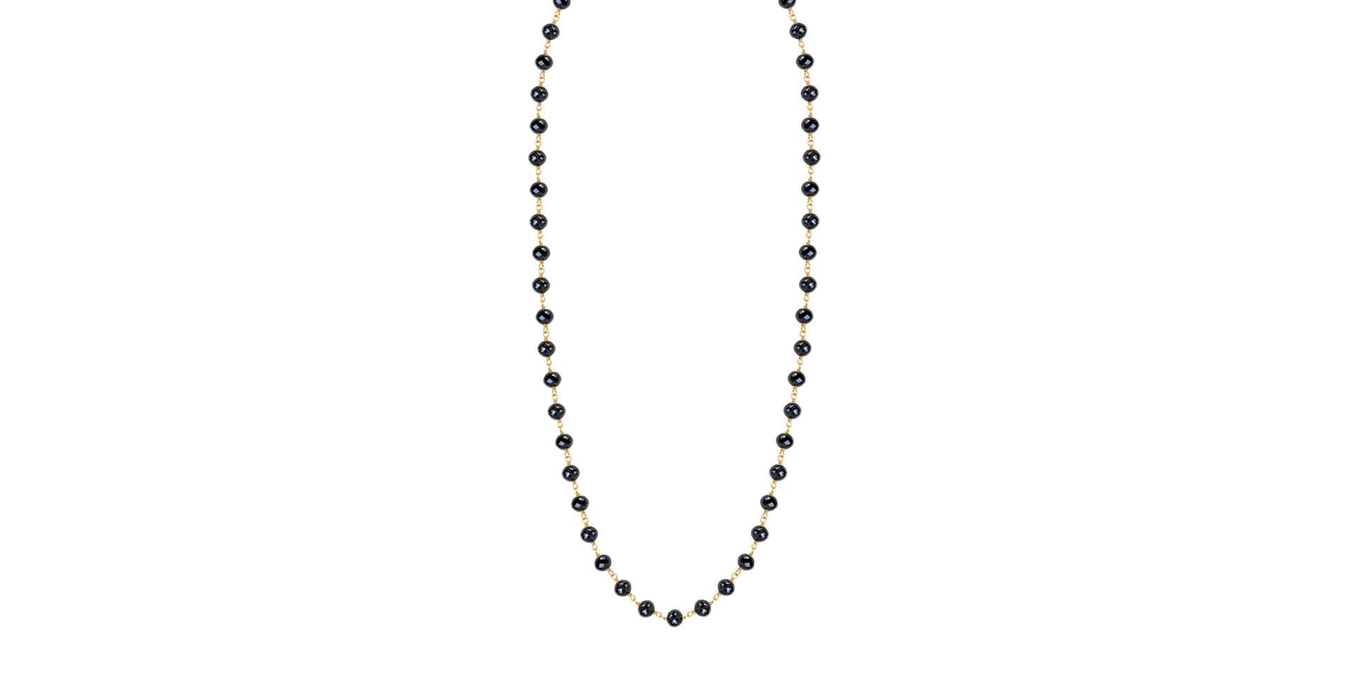 Náhrdelník s černými diamanty Dark Melody