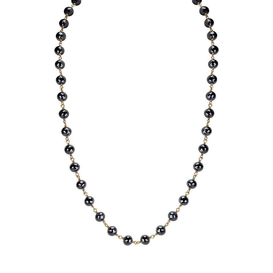Náhrdelník s černými diamanty Dark Melody