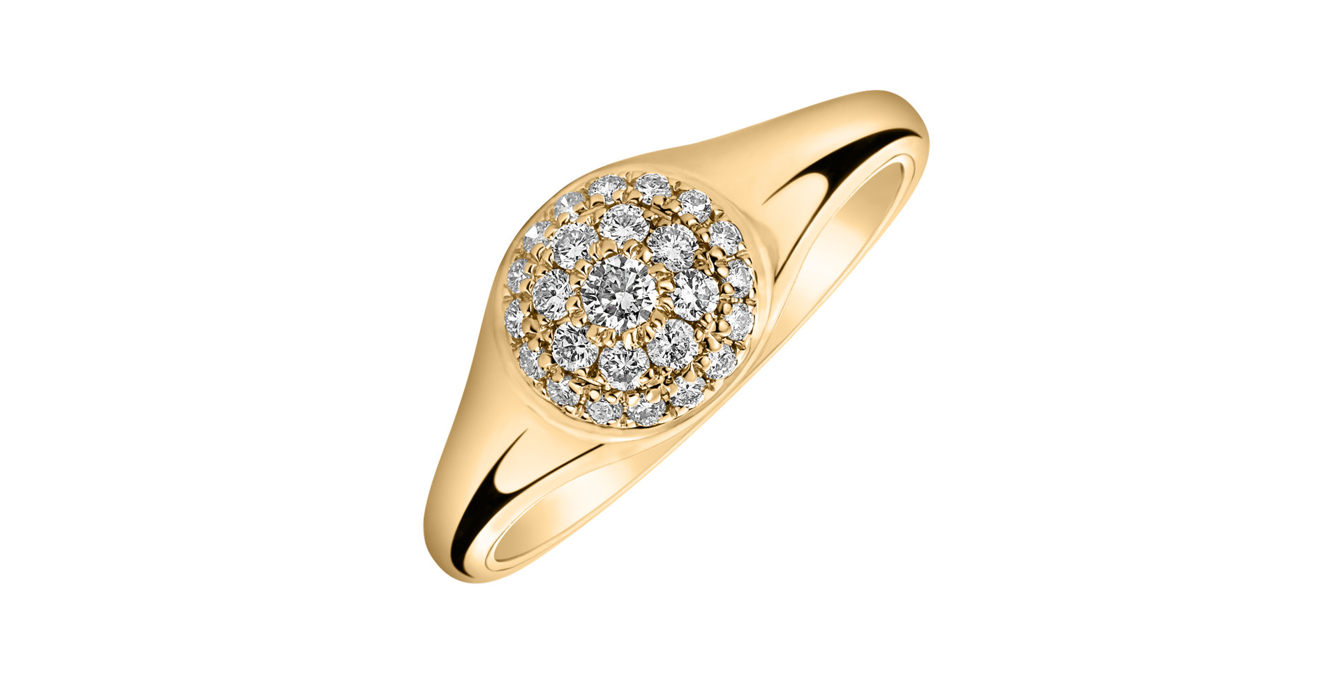 Prsten s diamanty Recent Sunset