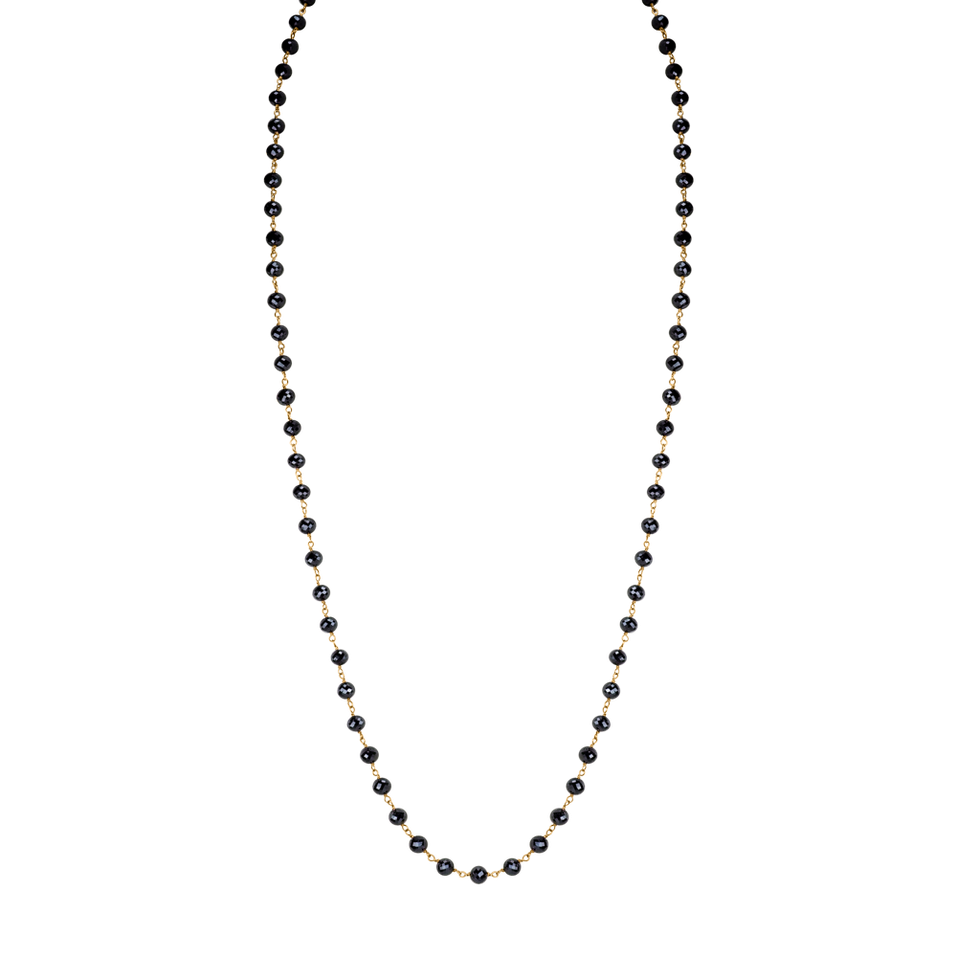Náhrdelník s černými diamanty Dark Melody
