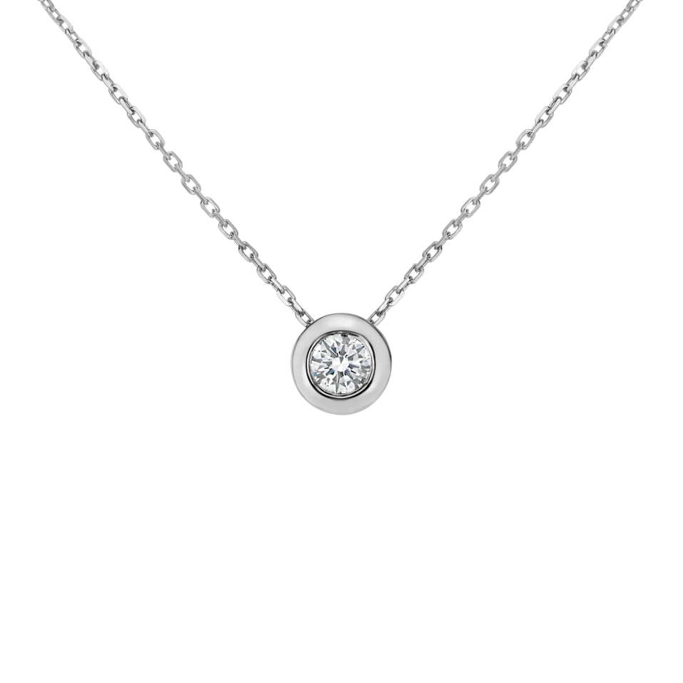 Náhrdelník s diamantem Shiny Moon
