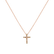 Přívěs s hnědými diamanty Luxury Cross2