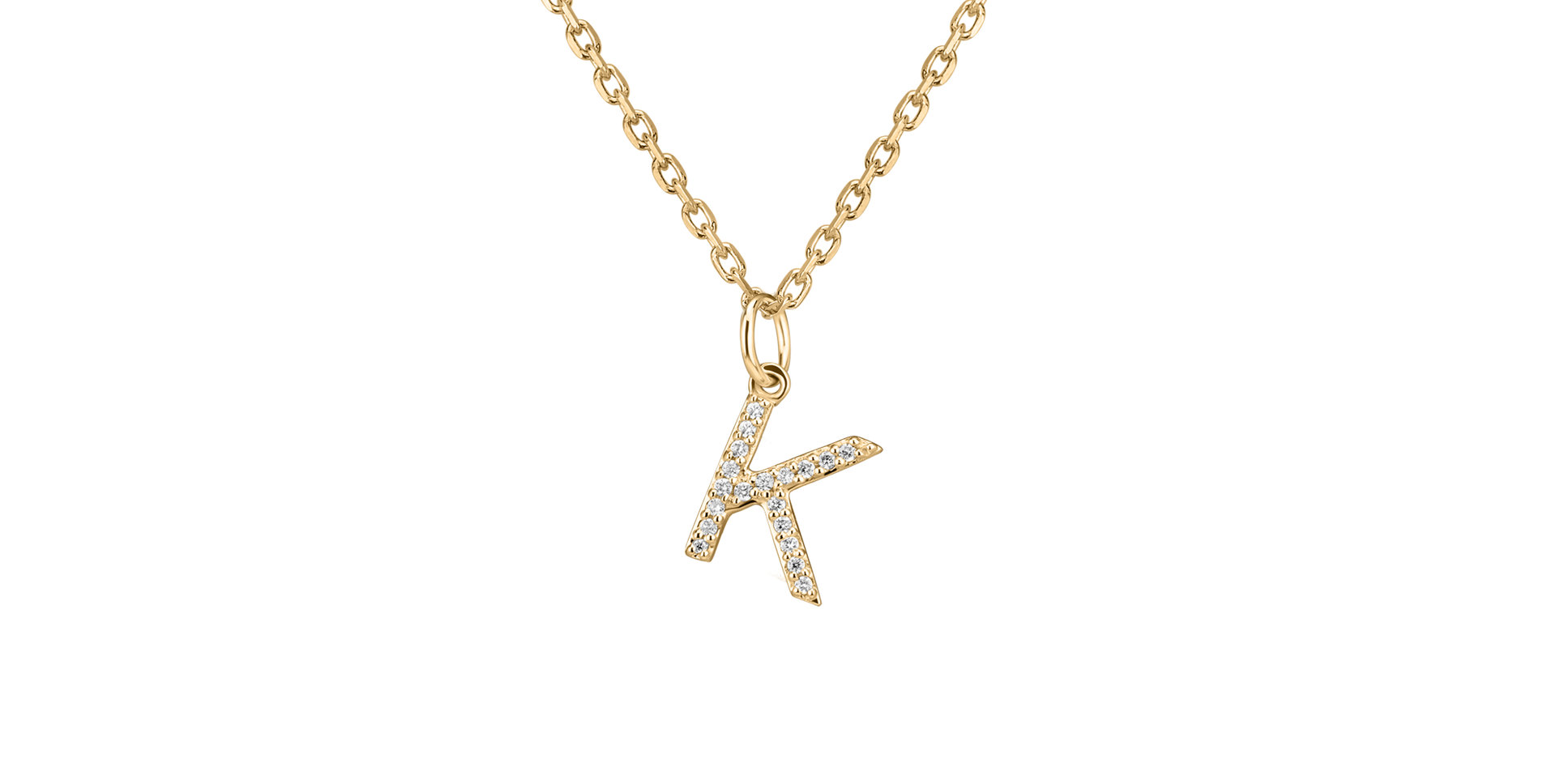Přívěsek s diamanty Line Glitter  K