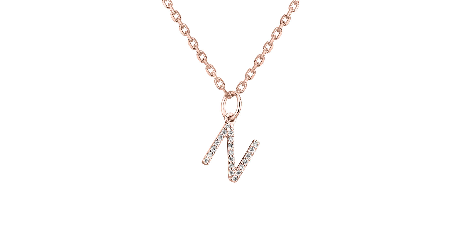 Přívěsek s diamanty Line Glitter  N