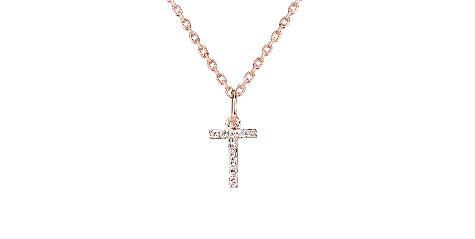 Přívěsek s diamanty Line Glitter  T