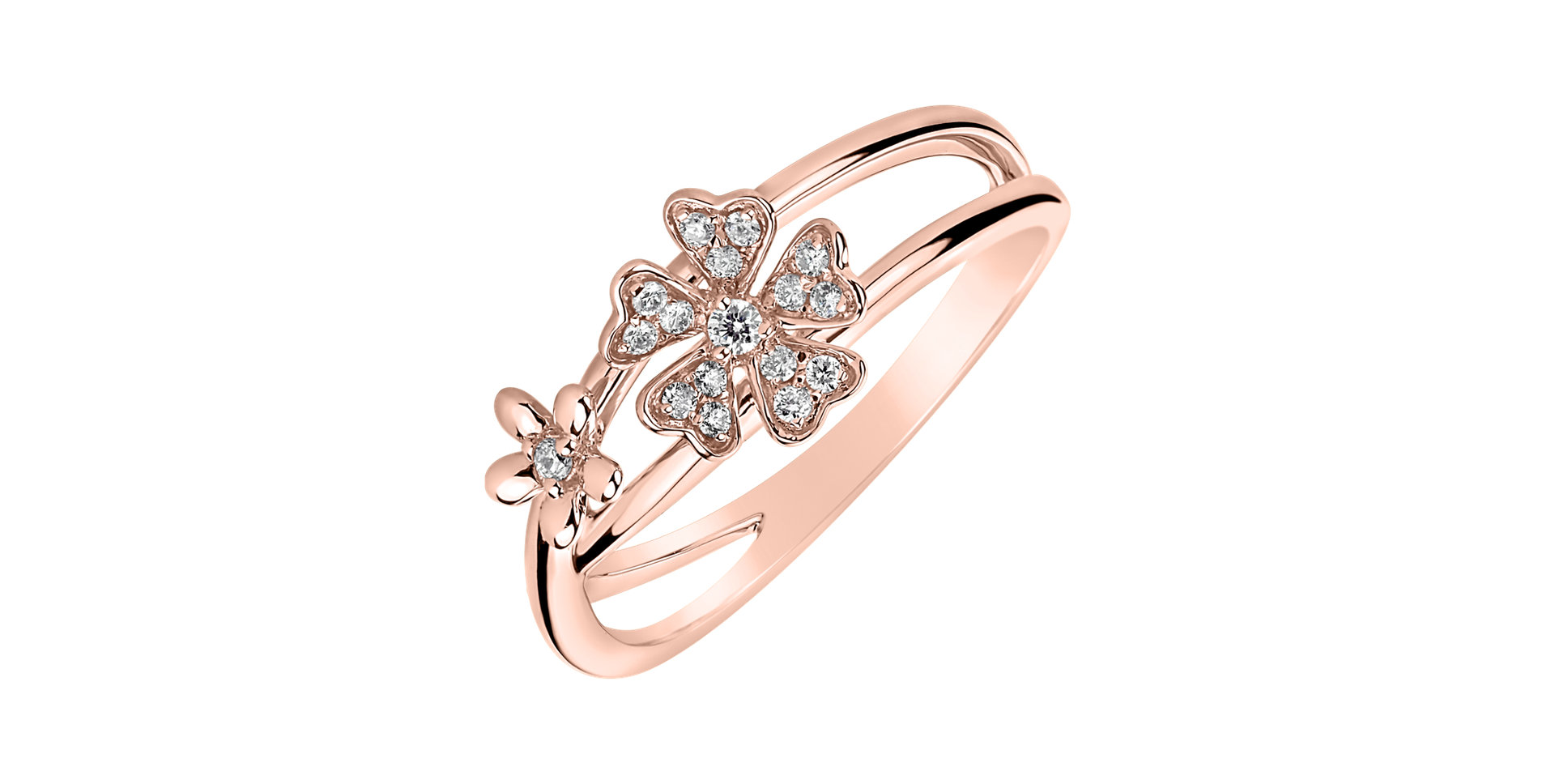 Prsten s diamanty Beautiful Meadow