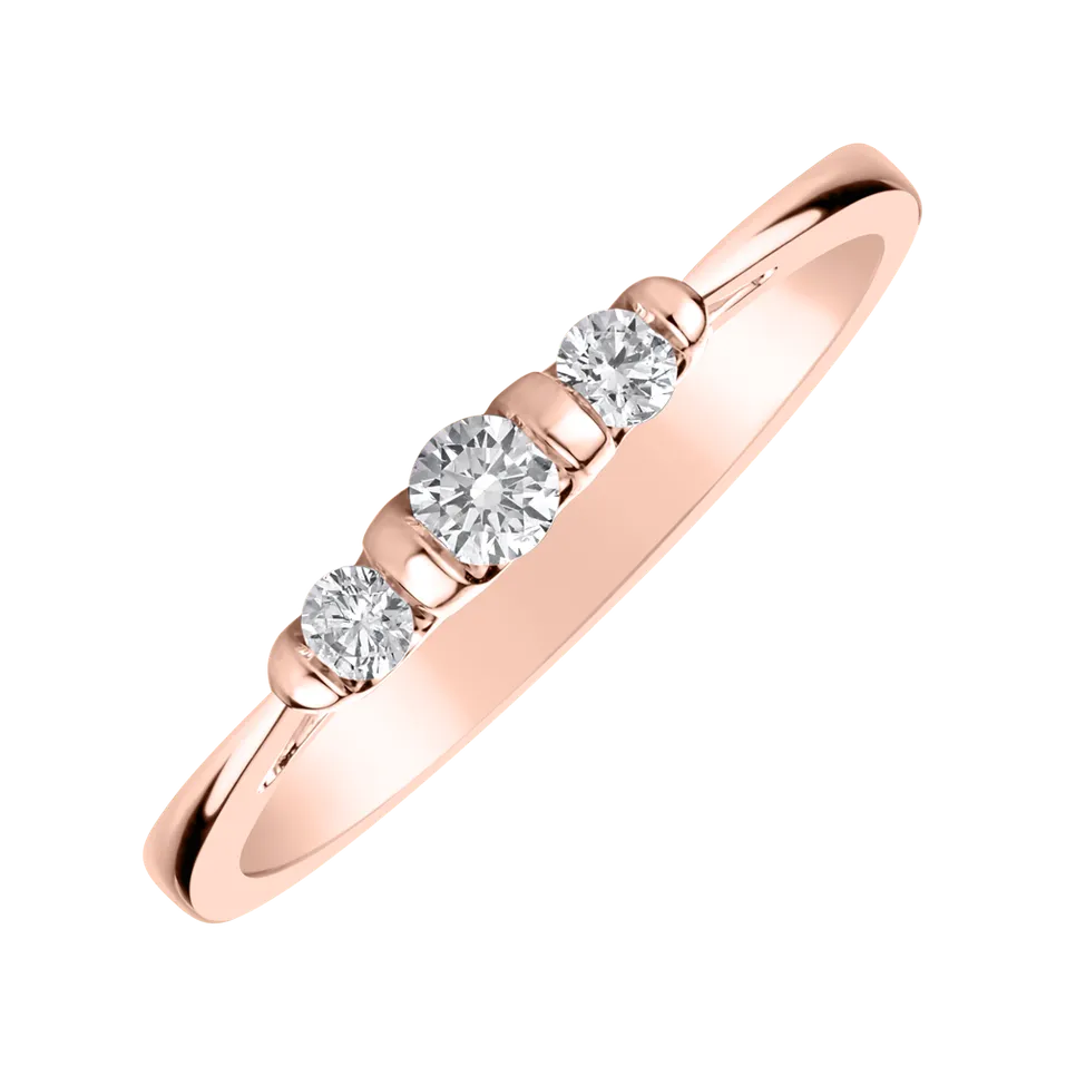 Prsten s diamanty Shards