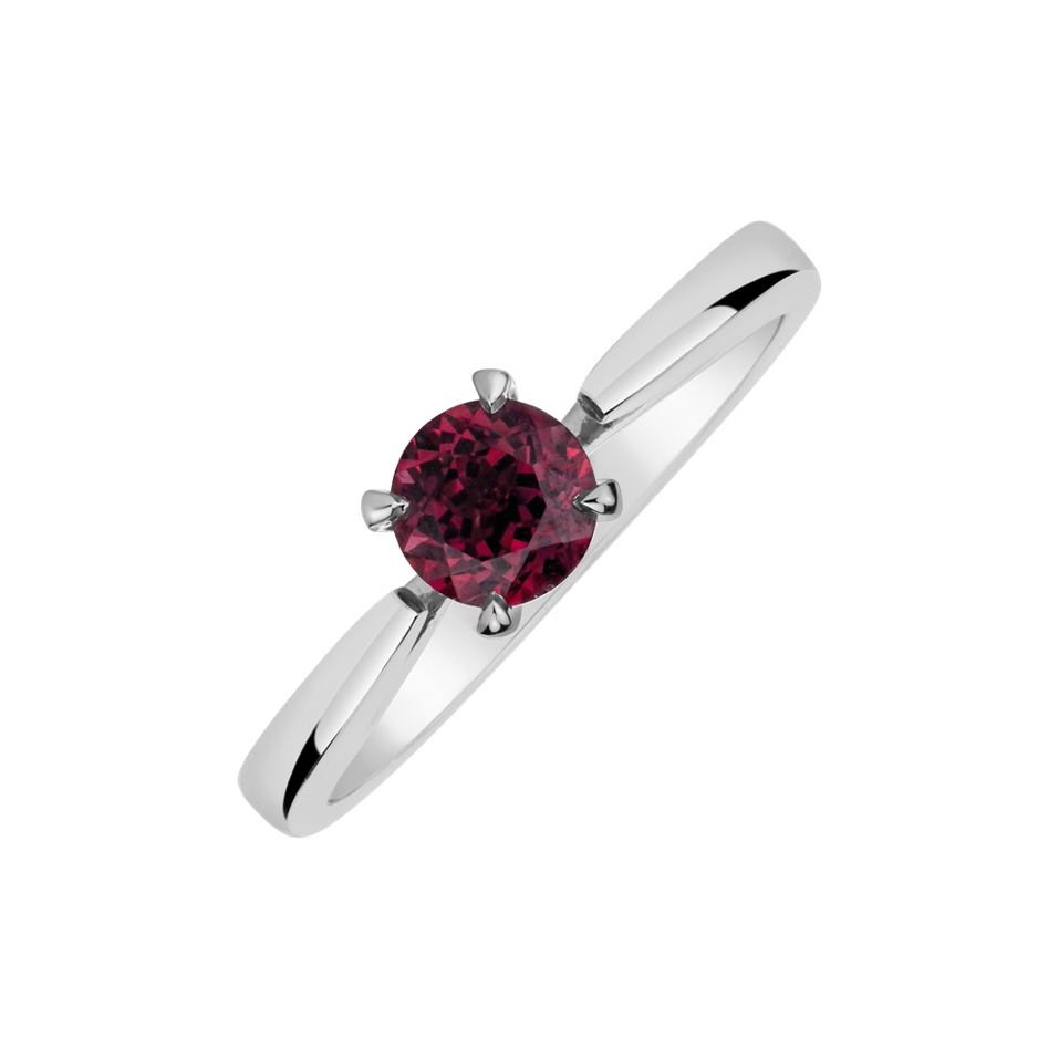 Prsten s granátem a diamanty Clotilde