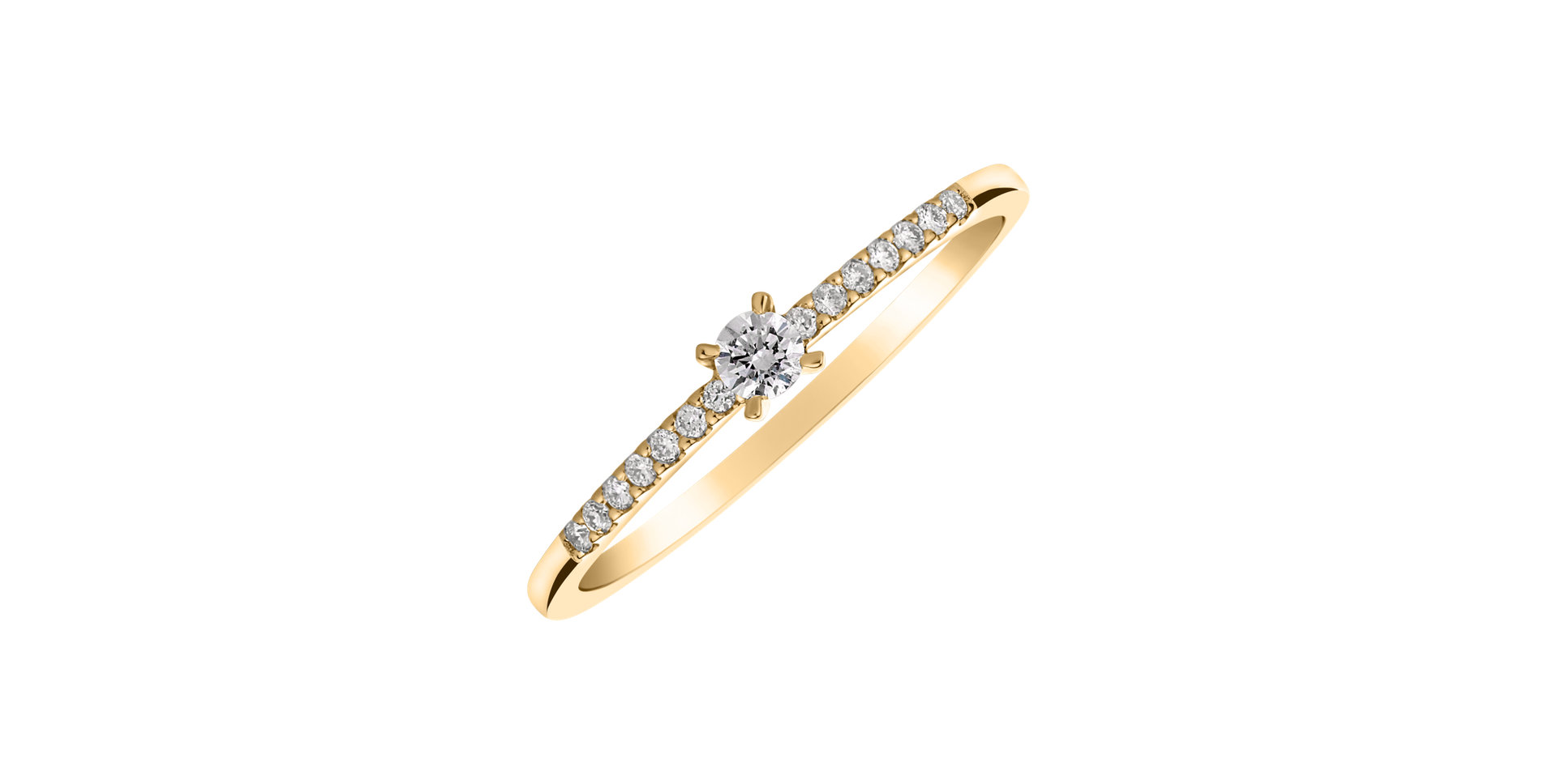 Prsten s diamanty Gem Simplicity