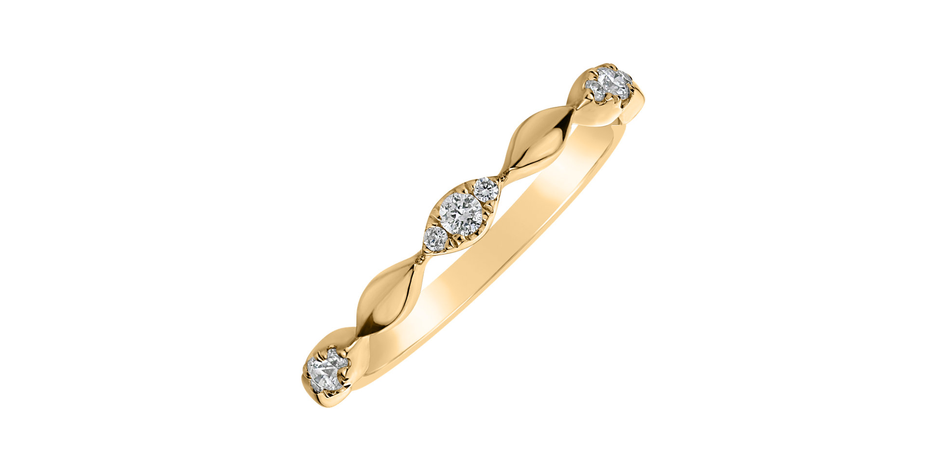 Prsten s diamanty Star Attraction