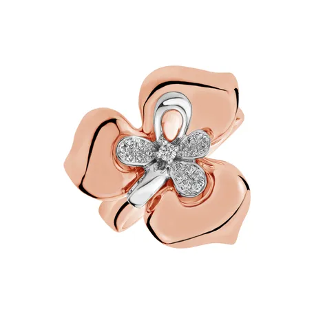 Prsten s diamanty Flower Game
