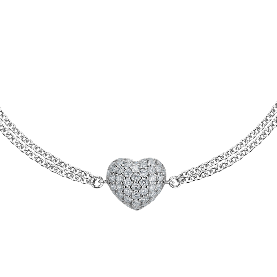 Náramek s diamanty Love Princess