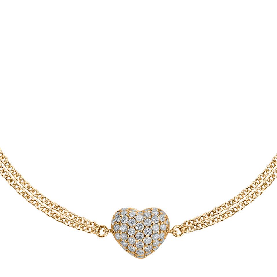 Náramek s diamanty Love Princess