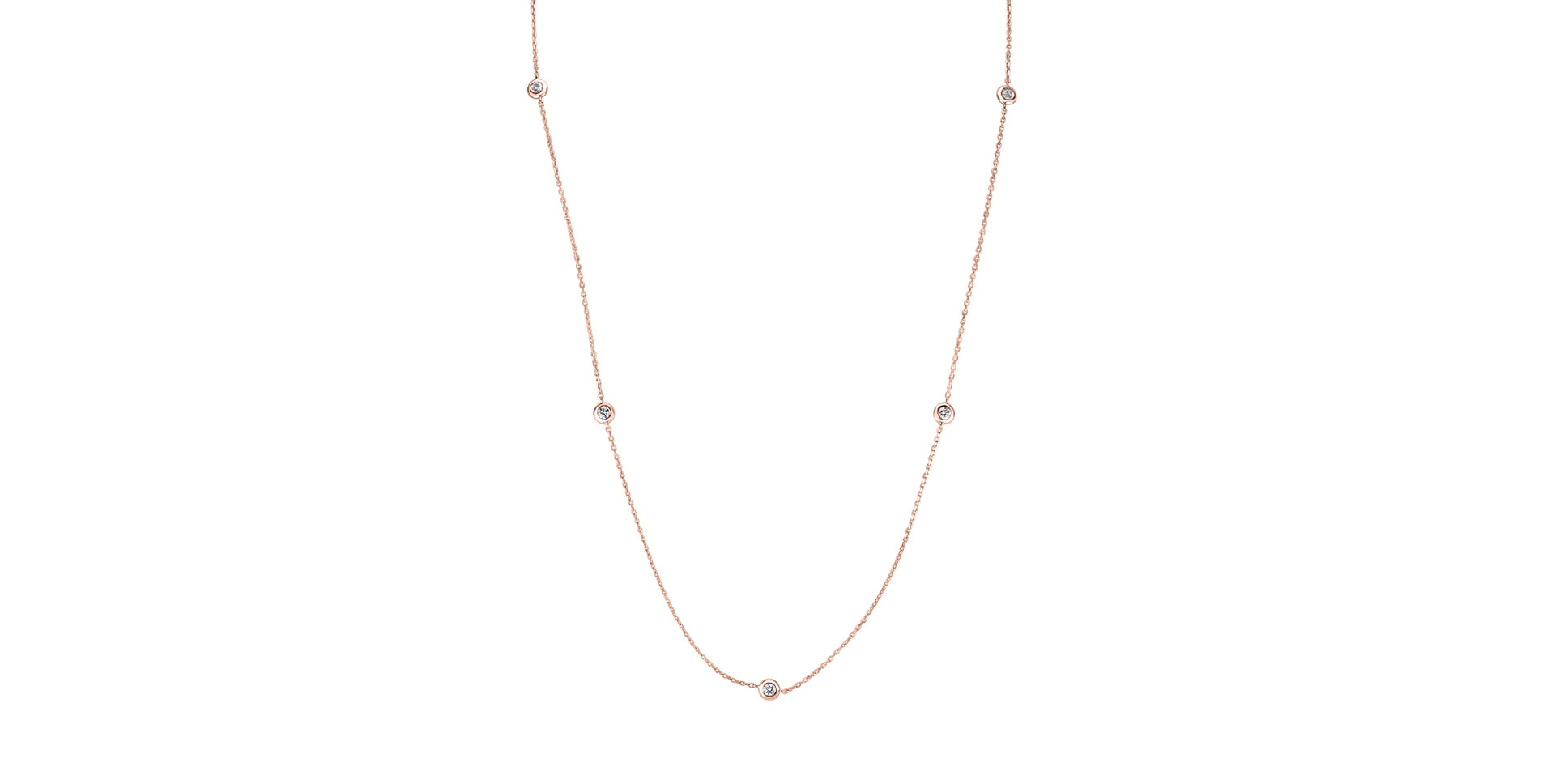 Náhrdelník s diamanty Sparkling Dots