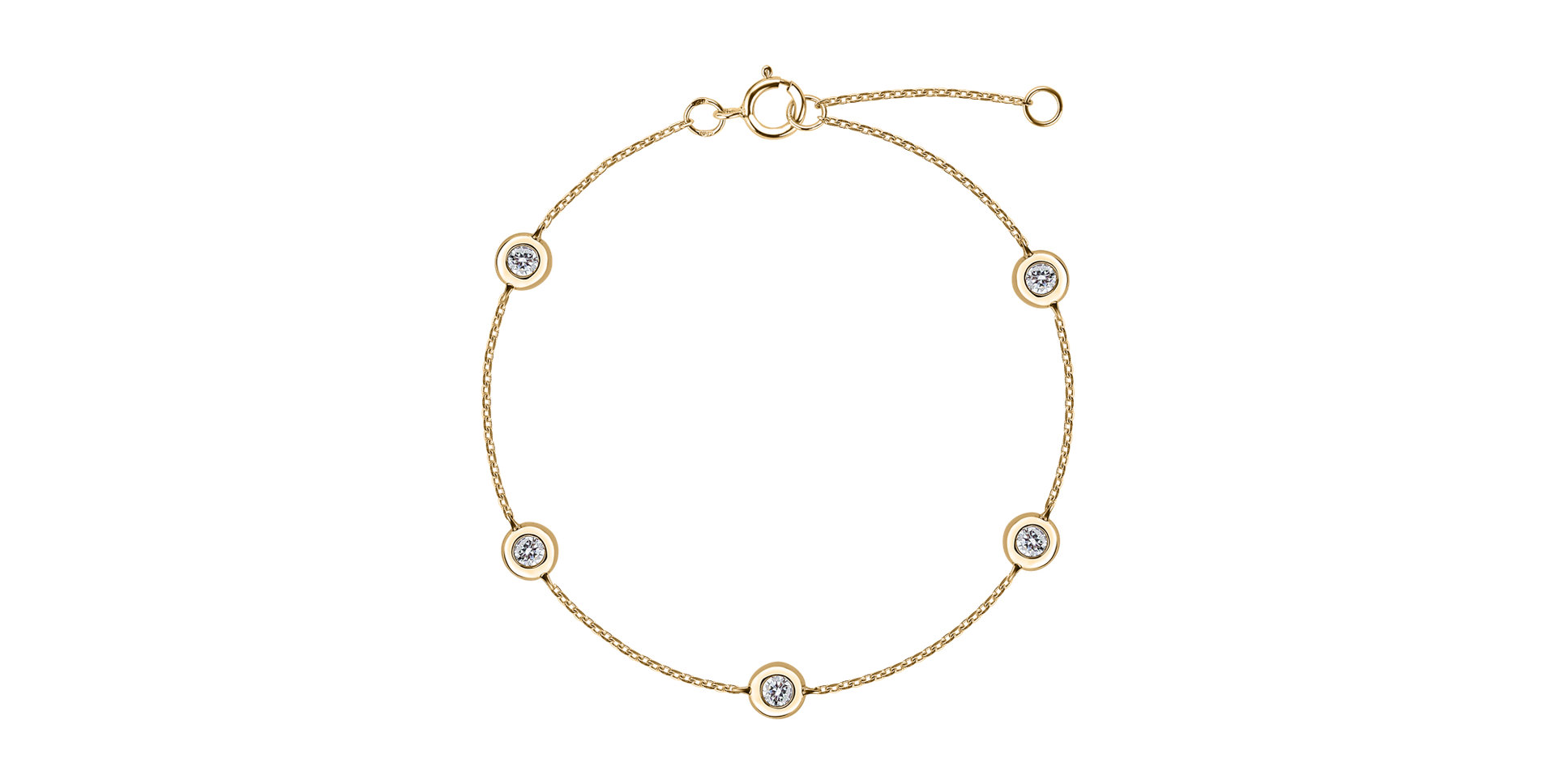 Náramek s diamanty Sparkling Dot