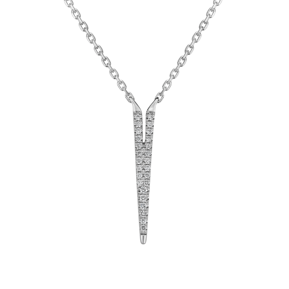 Náhrdelník s diamanty Broken Glamour