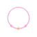 Dětský diamantový náramek se šňůrkou Circle Letter L2