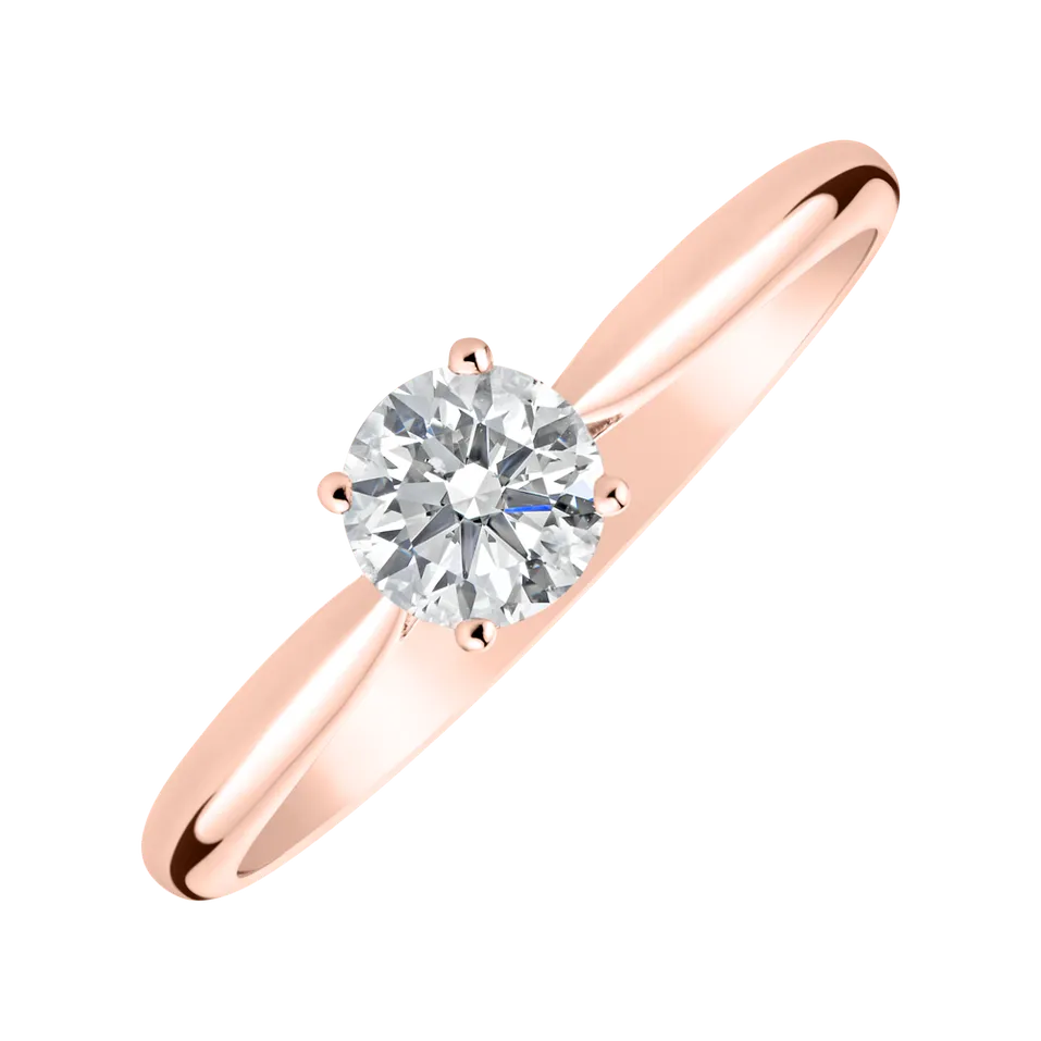 Prsten s diamantem Made with Love