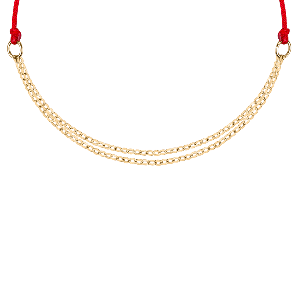 Dámský náramek se šňůrkou Sparkling Chain