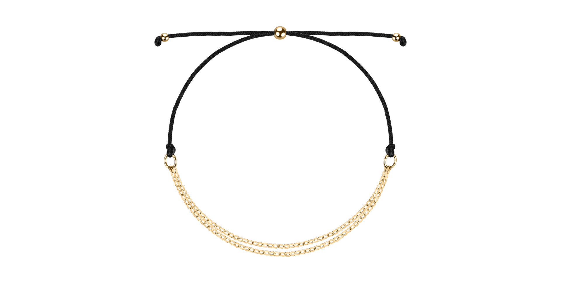 Dámský náramek se šňůrkou Sparkling Chain