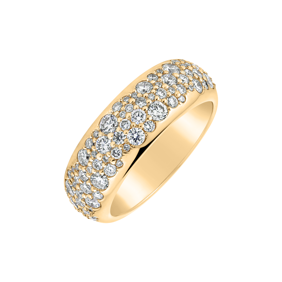 Prsten s diamanty Sparkling Galaxy