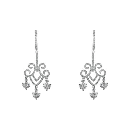 Náušnice s diamanty Auburn Cross