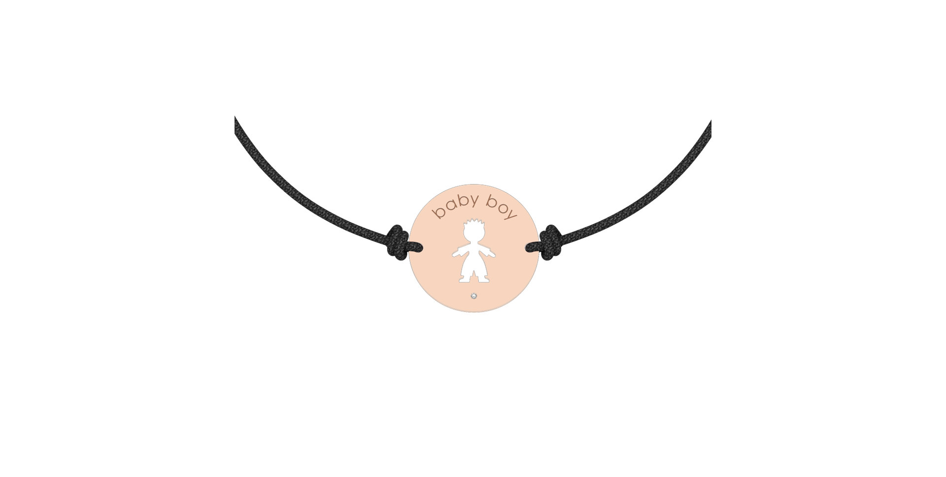 Náramek s diamantem Baby Boy