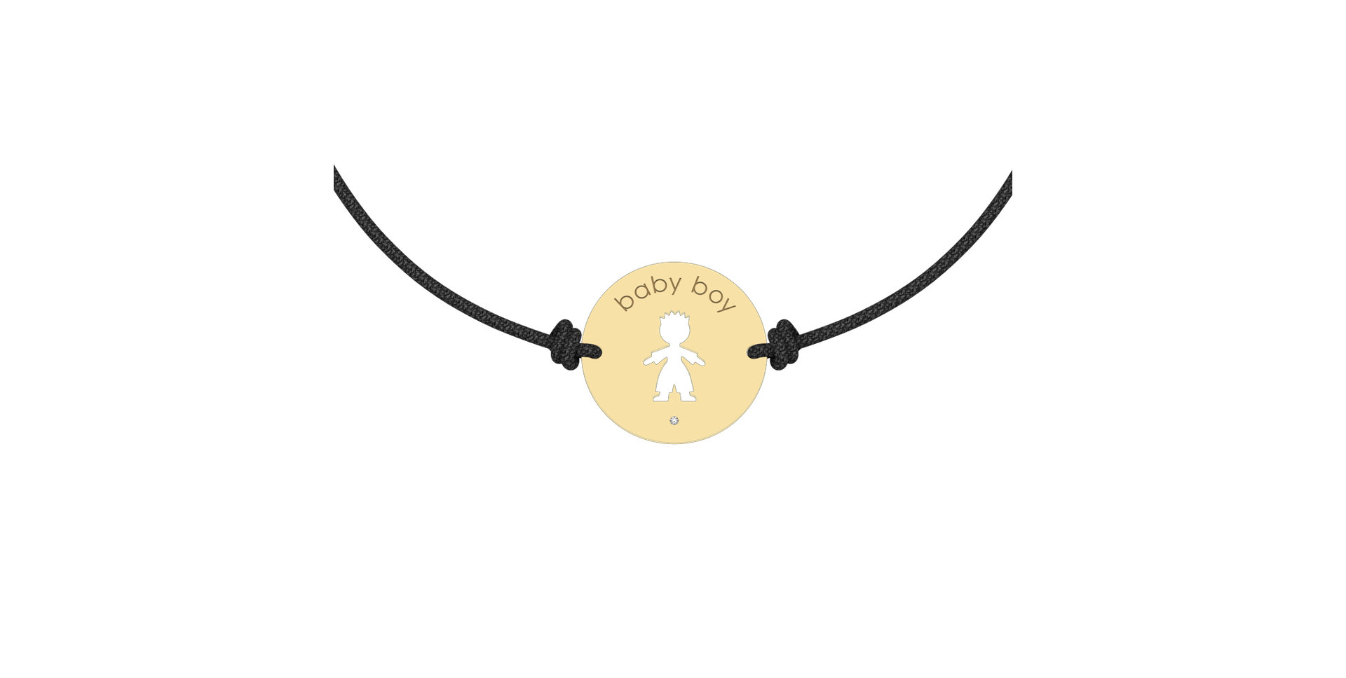 Náramek s diamantem Baby Boy