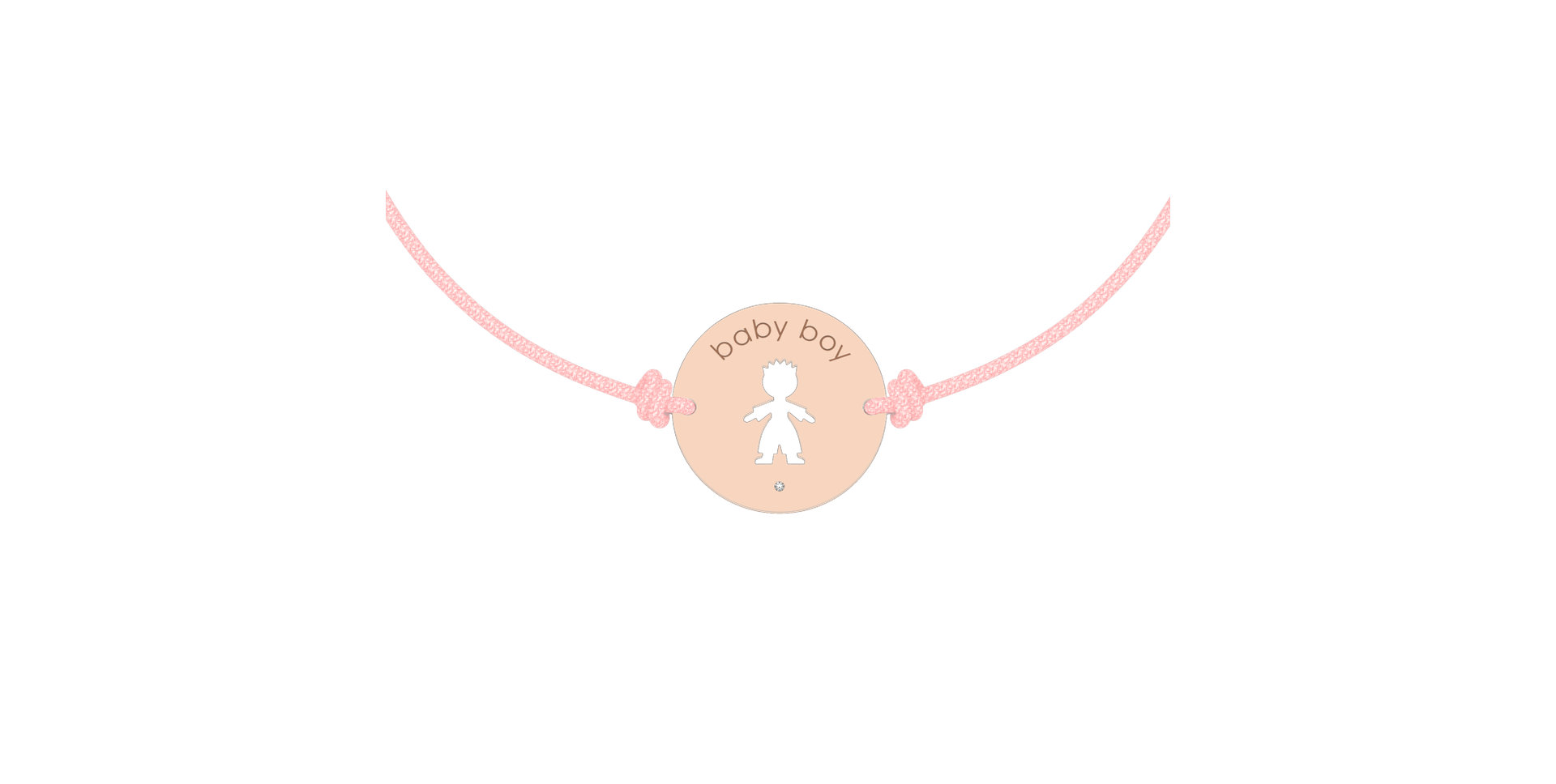 Náramek s diamantem Baby Boy