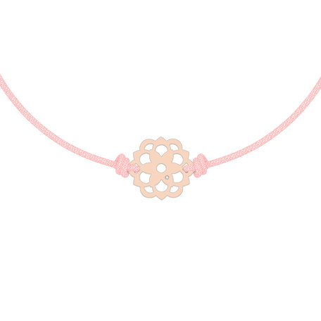 Diamantový náramek se šňůrkou Blossom