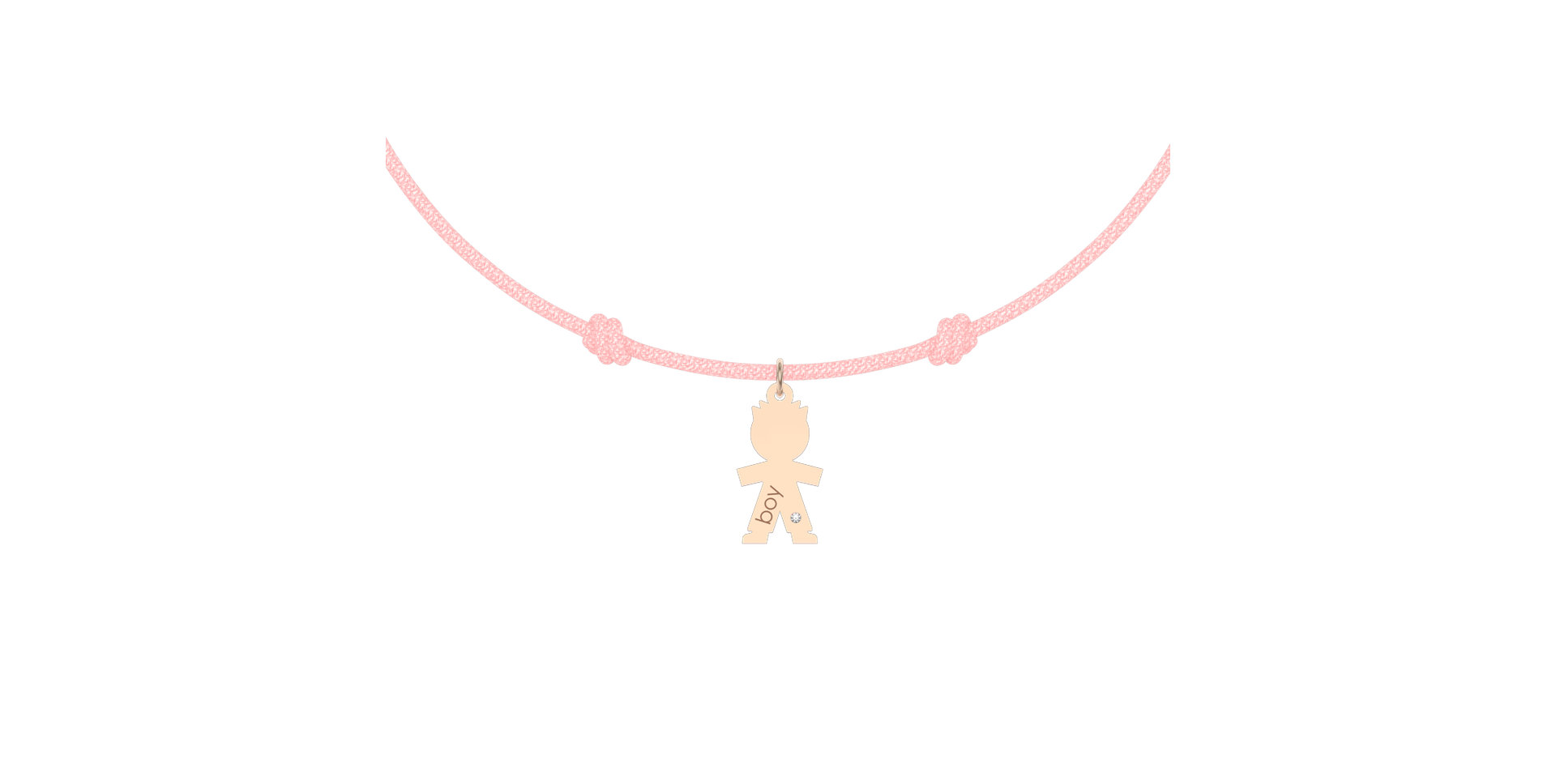 Náramek s diamantem Boy