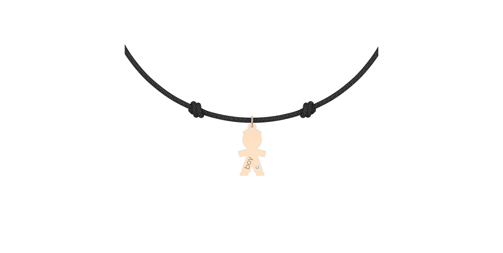 Náramek s diamantem Boy