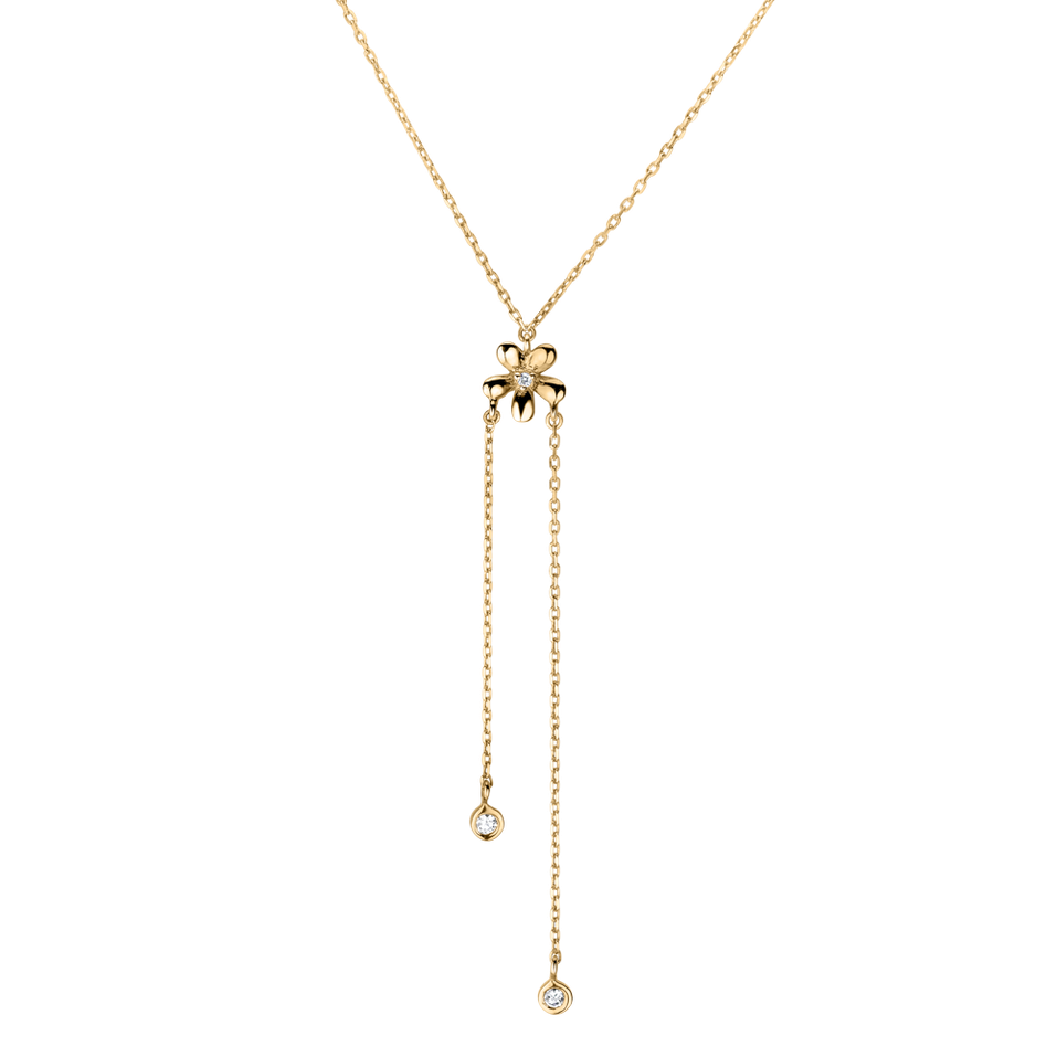 Náhrdelník s diamanty Bloom Waterfall
