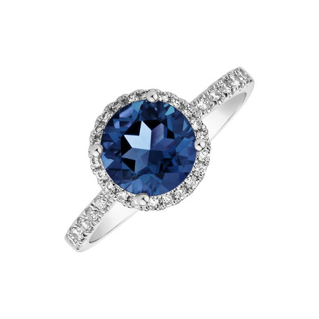 Prsten s tanzanitem a diamanty Noble Lagoon