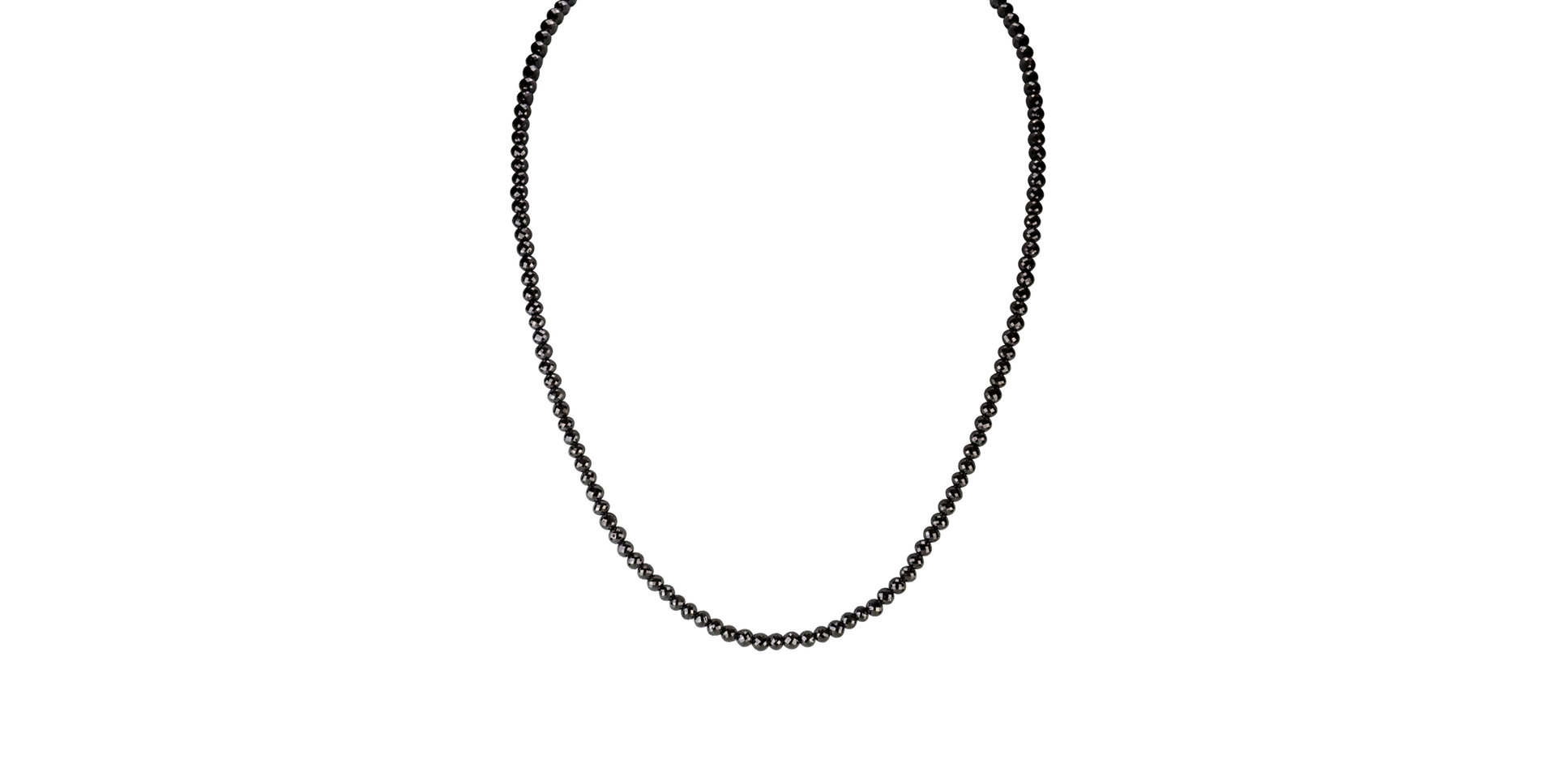 Náhrdelník s černými diamanty Bubbling Soap