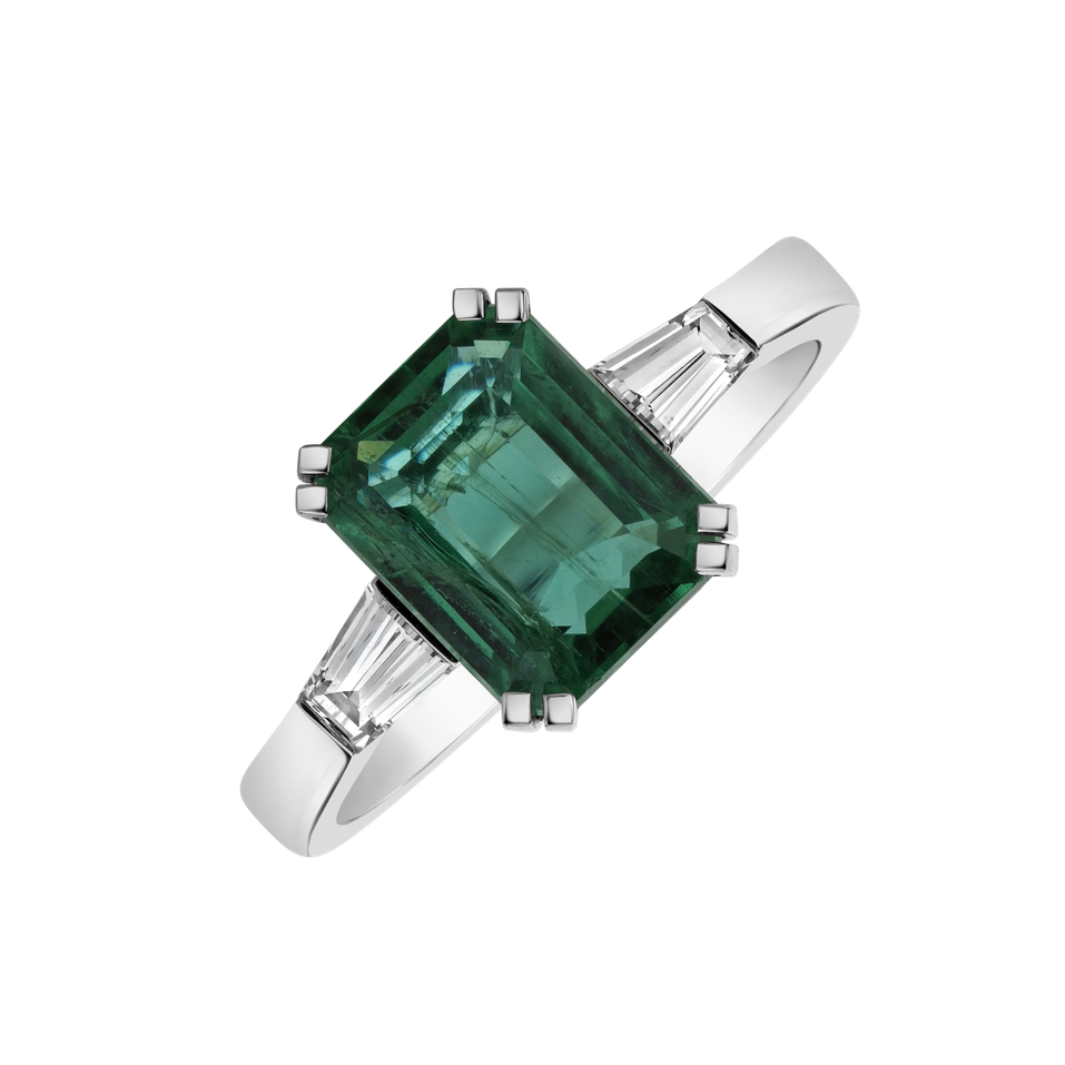 Prsten se smaragdem a diamanty Coronation Destiny