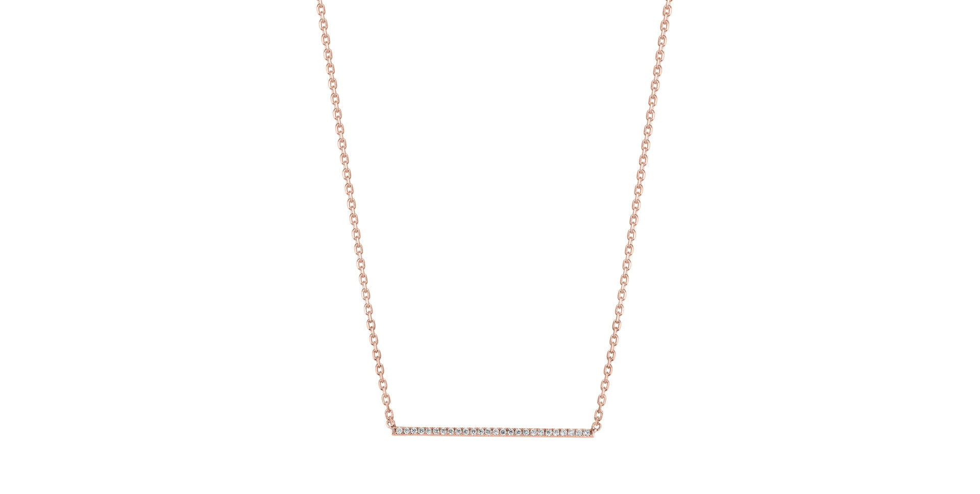 Náhrdelník s diamanty Mellow Desire