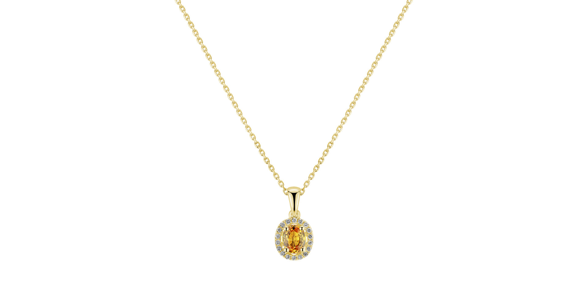 Přívěs se safírem a diamanty Royal Love