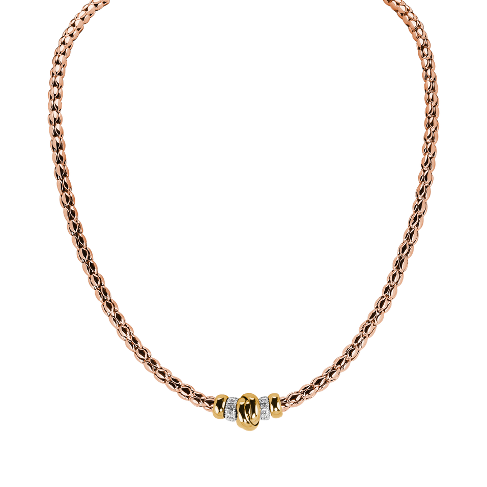 Náhrdelník s diamanty Luna