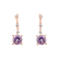 Náušnice s ametystem diamanty Evgenia2