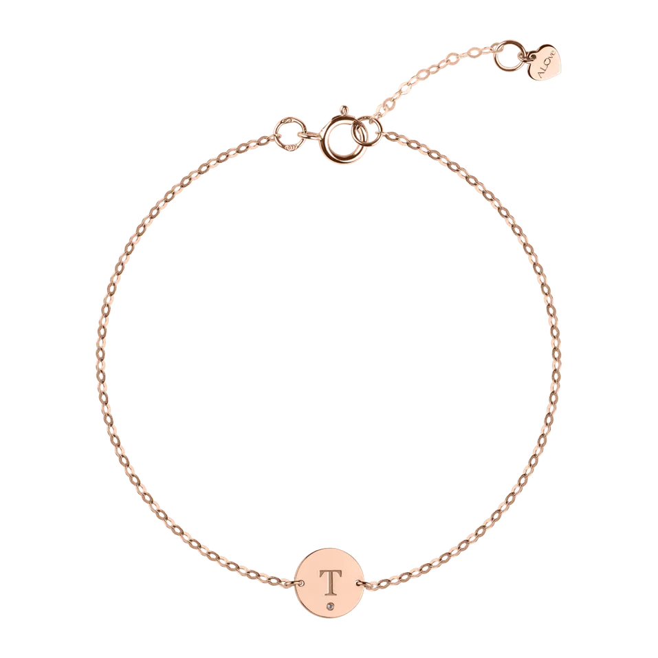 Náramek s diamantem Little Coins T