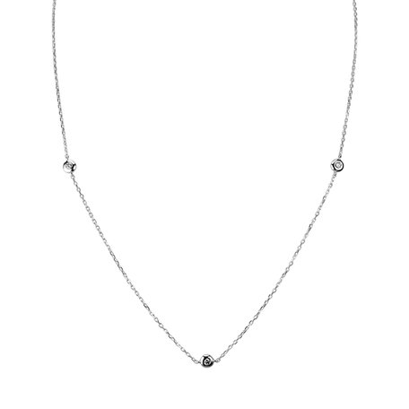 Náhrdelník s diamanty Dots