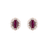 Náušnice s rubínem a diamanty Princess2