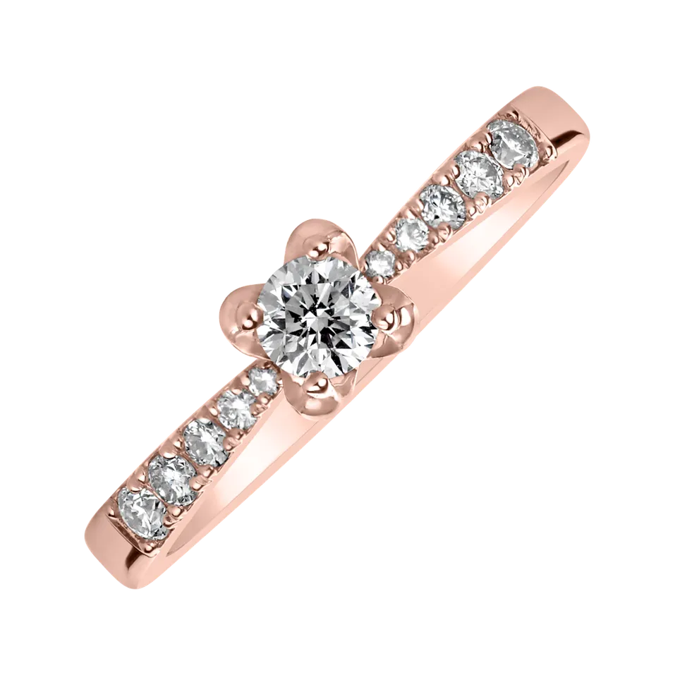 Prsten s diamanty Gift of Love
