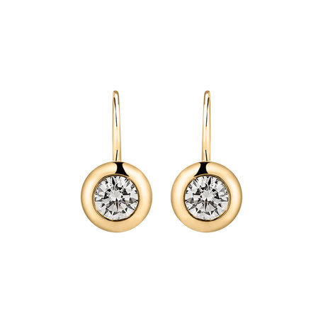 Náušnice s diamantem Sparkling Dots