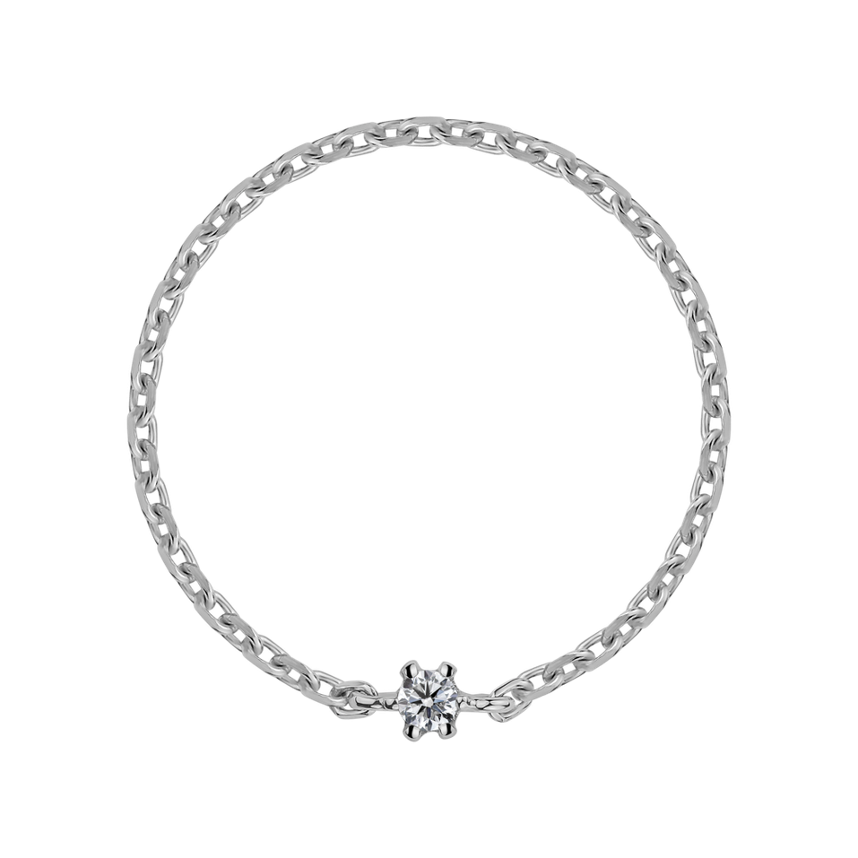 Prsten s diamantem Lovely Heaven