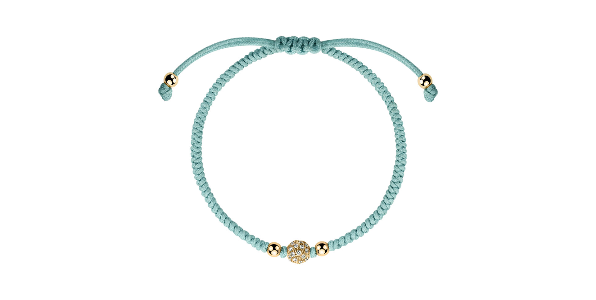 Náramek s diamanty Shamballa