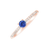 Prsten s tanzanitem a diamanty Gem Simplicity2